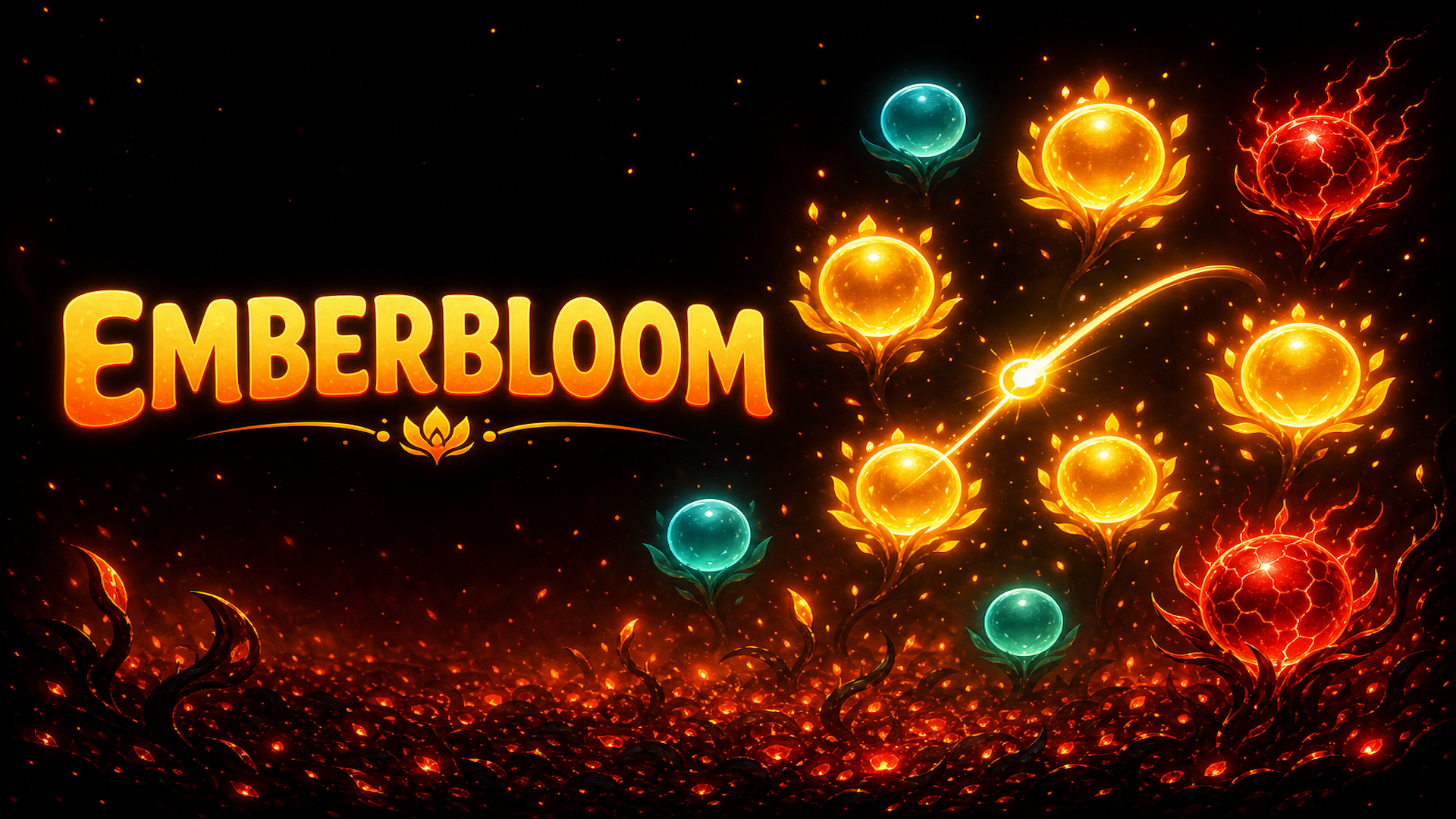 Emberbloom — one-pointer arcade survival game