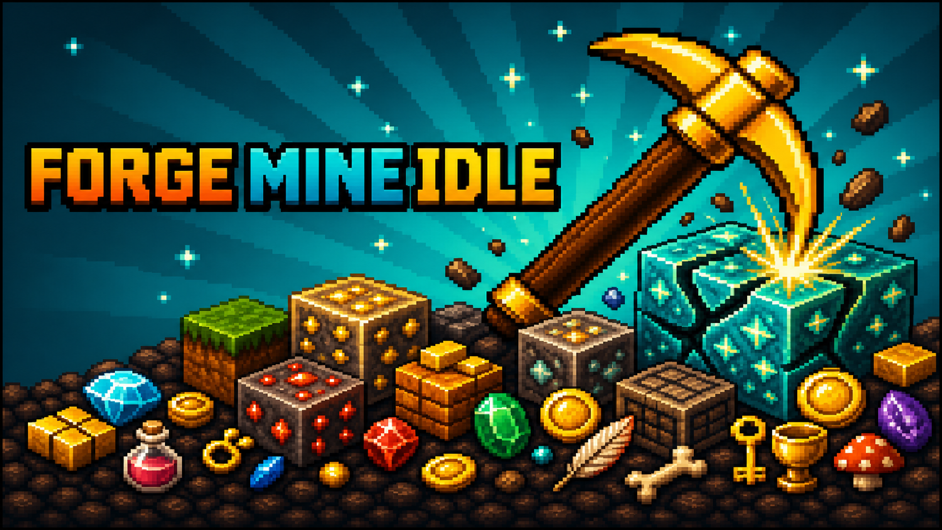 Forge Mine Idle — laid-back idle mining game