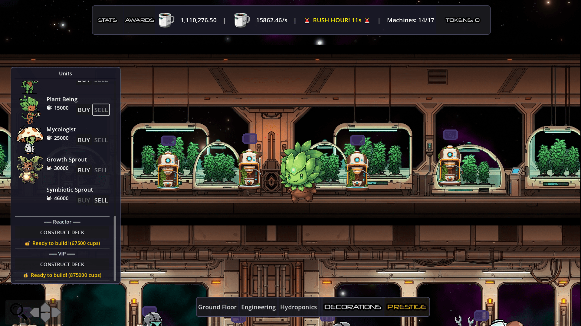 Screenshot of Starbrew Station gameplay